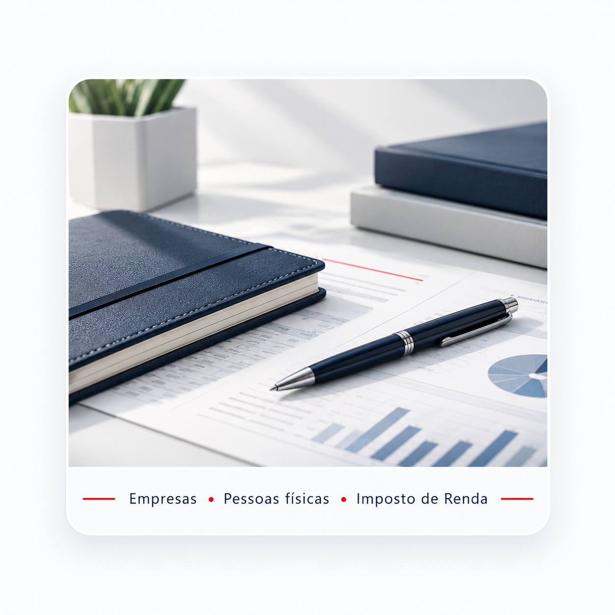 Documentos e materiais de trabalho contábil